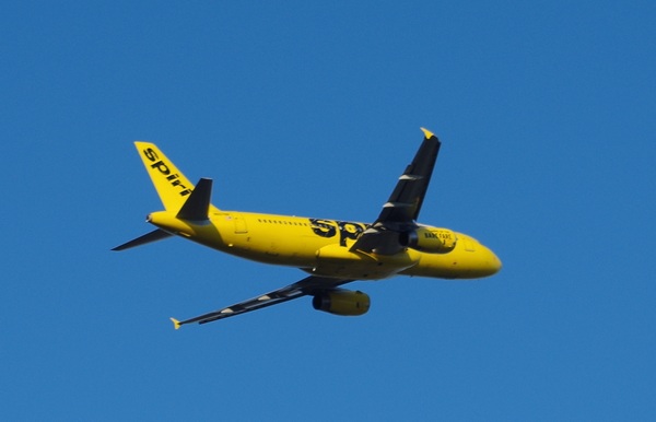 Spirit Airlines Aircraft in Flight 600w