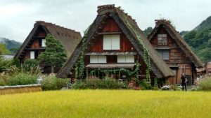 The historic UNESCO village in Shirakawa-go.