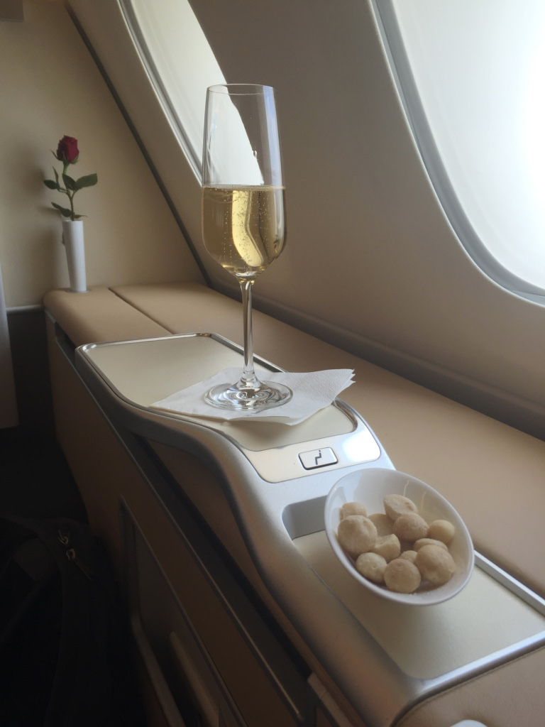 fly Lufthansa First Class using miles